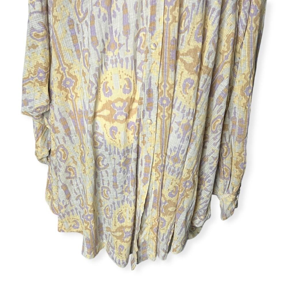 Free People This Is It Tunic Parchment Combo sz XS OB1355329 - Picture 7 of 15